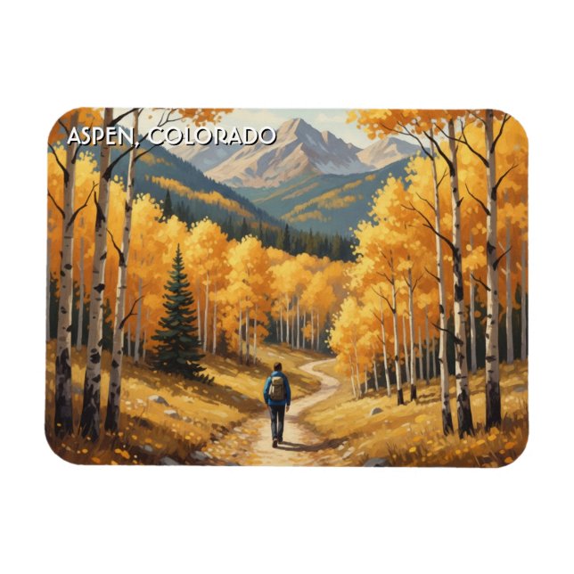 Ímã Viagem para Aspen Colorado (Horizontal)