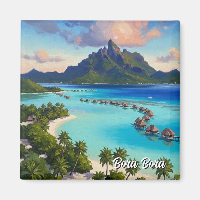 Imã Viagem para Bora Bora (Frente)