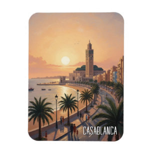 Ímã Viagem para Casablanca Marrocos