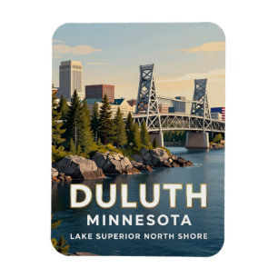 Ímã Viagem para Duluth Minnesota Lago Superior