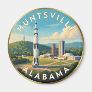 Imã Viagem para Huntsville Alabama Rocket City