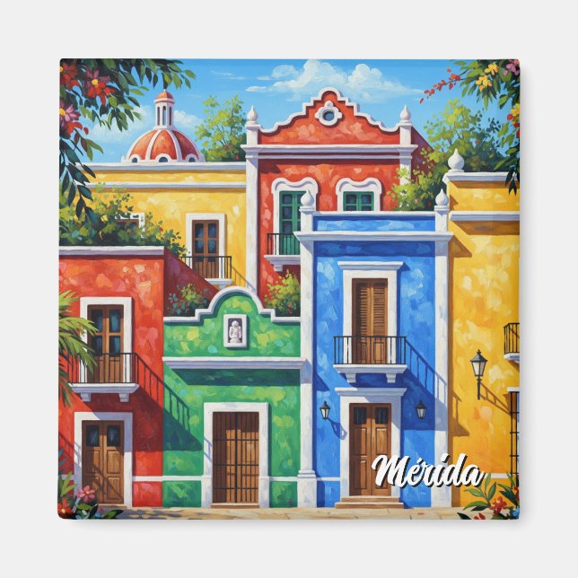 Imã Viagem para Mérida México (Frente)