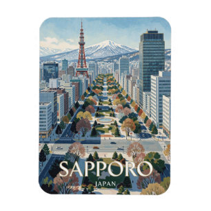 Ímã Viagem para o Parque Odori em Sapporo Japão