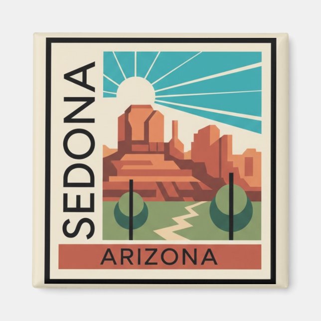 Imã Viagem para Sedona Arizona (Frente)