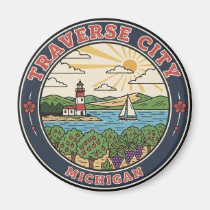 Imã Viagem para Traverse City Michigan