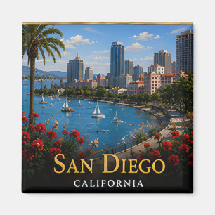 Imã Viagem pela Costa do Pacífico de San Diego na Cali