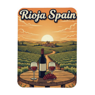 Ímã Viagem pela La Rioja Espanha