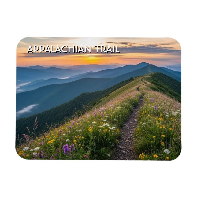 Ímã Viagem pela Trilha Appalachian (Horizontal)