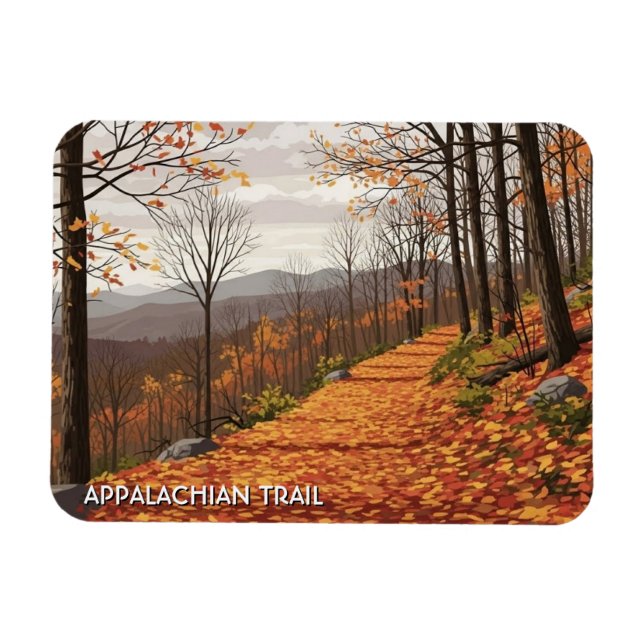 Ímã Viagem pela Trilha Appalachian (Horizontal)