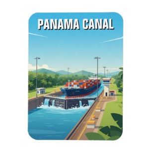 Ímã Viagem pelo Canal do Panamá