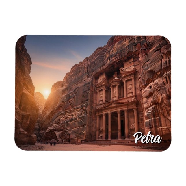 Ímã Viagem Petra Jordânia (Horizontal)