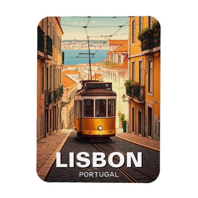 Ímã Viagem Portugal Lisboa (Vertical)