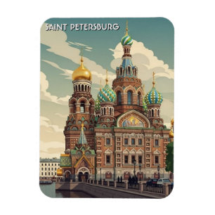 Ímã Viagem Rússia São Petersburgo