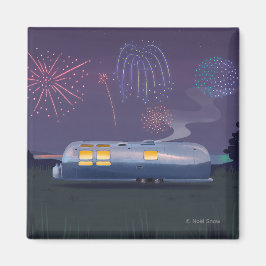 Imã Viagem Silver RV & Night Sky