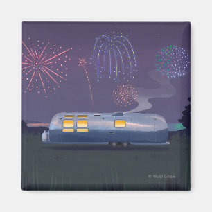 Imã Viagem Silver RV & Night Sky