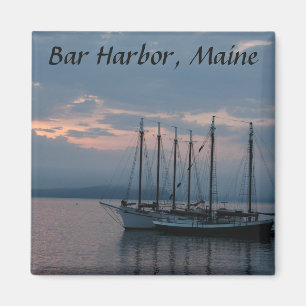 Imã Viagem Souvenir Magnet Bar Harbor Maine