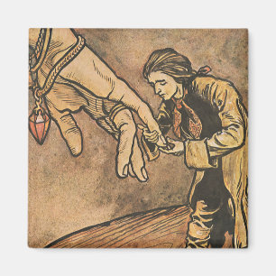 Imã Viagens de Gulliver Vintage por Arthur Rackham