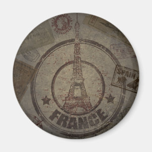 Imã Viagens vintage afligidas