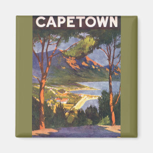 Imã Viagens vintage, Cidade do Cabo, uma Cidade na Áfr