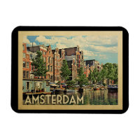 Viagens vintage de Amsterdão Holland