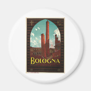 Imã Viagens vintage de Bononia Italia da Bolonha