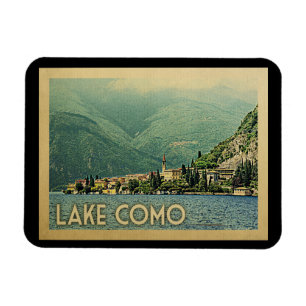 Ímã Viagens vintage de Como Italia do lago