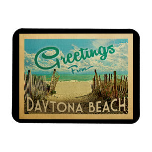 Ímã Viagens vintage de Daytona Beach