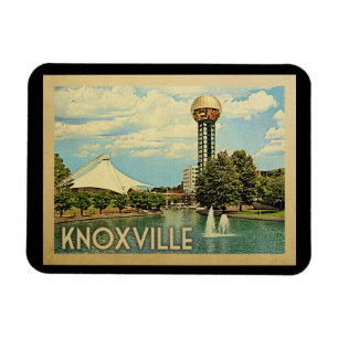 Ímã Viagens vintage de Knoxville Tennessee
