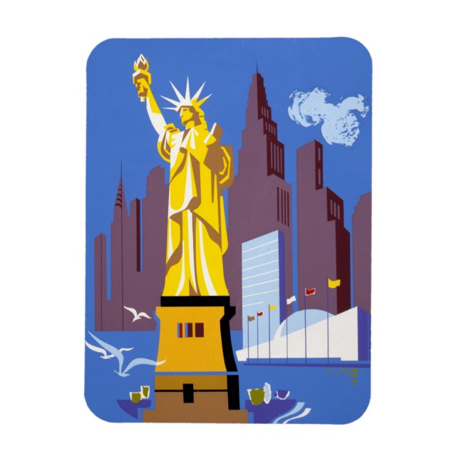 Ímã Viagens vintage De Poster Para Alegheny Airlines (Vertical)