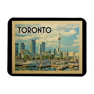 Ímã Viagens vintage de Toronto Canadá