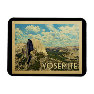 Ímã Viagens vintage de Yosemite