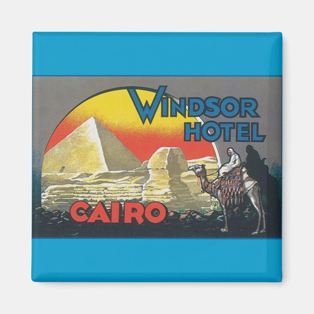 Imã Viagens vintage do Cairo Egito (Frente)