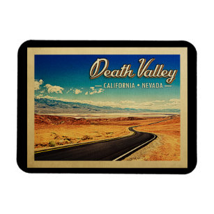 Ímã Viagens vintage do Parque Nacional do Vale da Mort