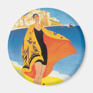 Imã Viagens vintage, Férias de Praia em Calvi, Córse