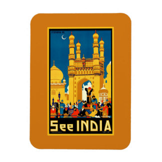 Ímã Viagens vintage Índia Hyderabad