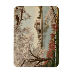 Ímã Viagens vintage Memorial Jefferson Washington DC