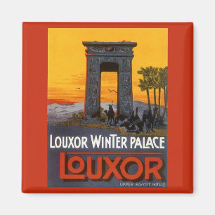 Imã Viagens vintage, palácio do inverno de Louxor,