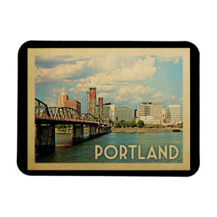 Ímã Viagens vintage Portland Oregon