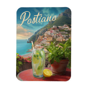 Ímã Viagens vintage Positano Itália
