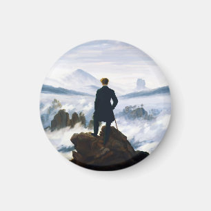 Imã Viajante acima do Mar de Névoa, Caspar D Friedrich
