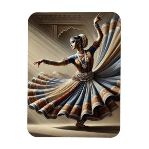 Ímã Viajante Dançarino Kathak da Índia