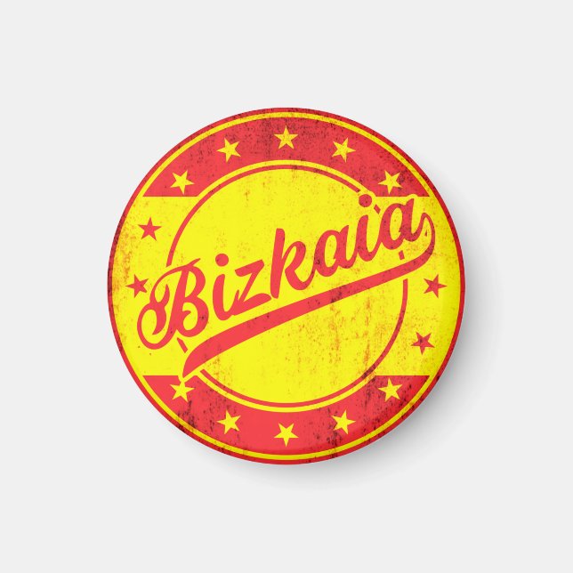 Imã Viajante Global - Espanha - Biscaia | Biscaia (Frente)