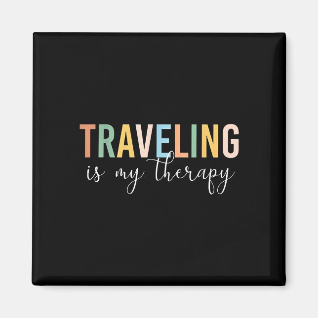 Imã Viajar é minha terapia  (Frente)
