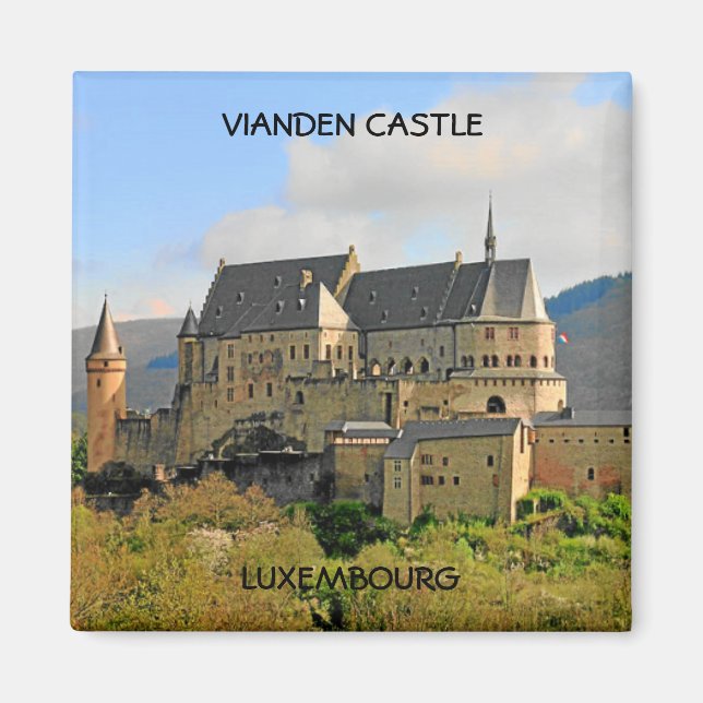 IMÃ VIANDEN CASTLE, LUXEMBURGO (Frente)