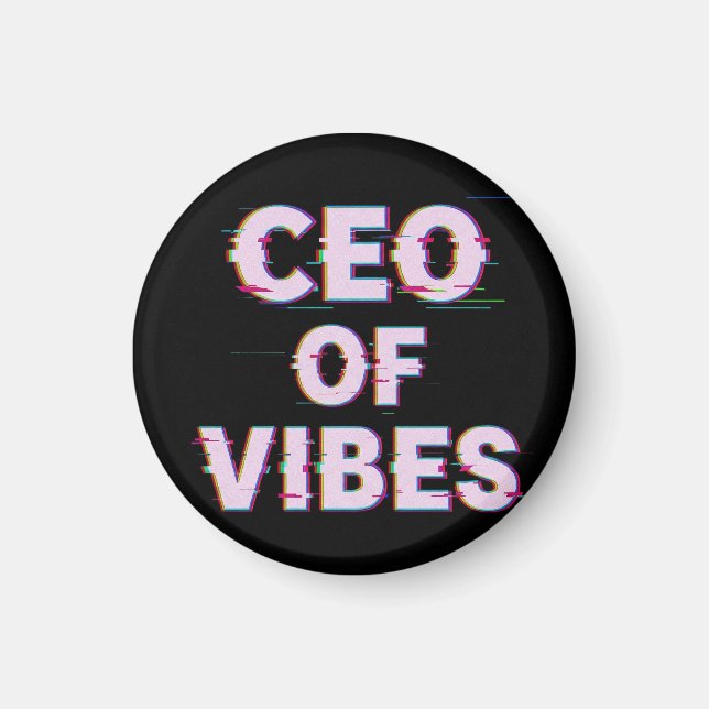 Imã VIBE CEO PROTOCOL - Reality Glitch (Instant Aura U (Frente)