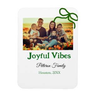 Ímã Vibes, alegres arcos verdes, adicionam o nome da f