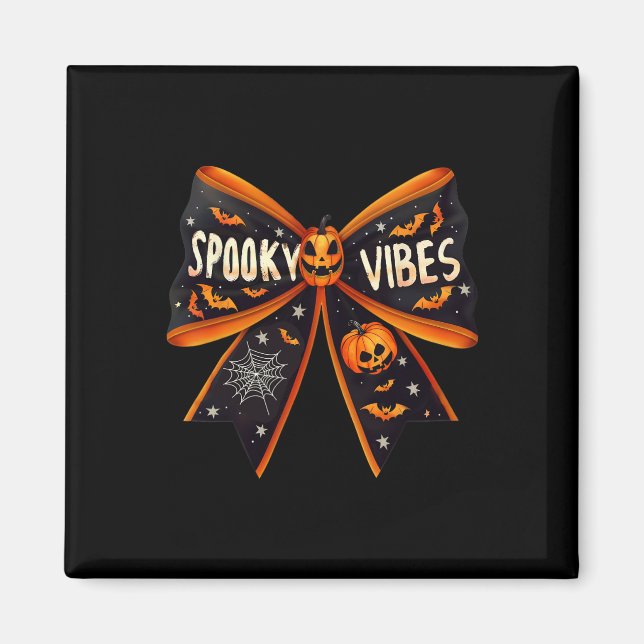 Imã Vibes Coquette Arco Groovy Halloween Meninas Ki (Frente)