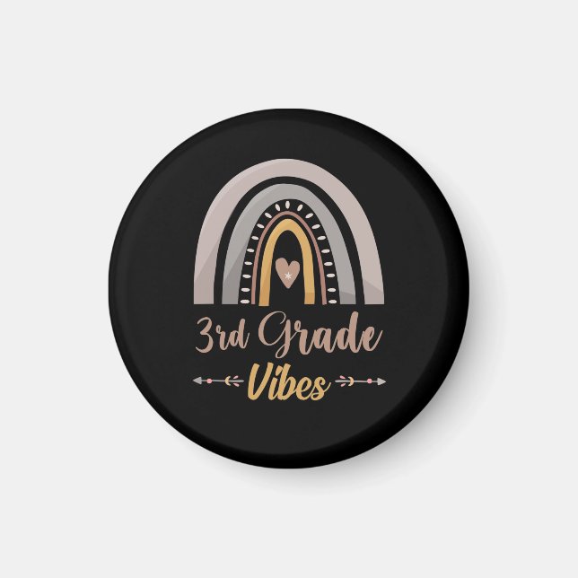 Imã Vibes da 3ª Série Arco-íris Volta às Aulas da Terc (Frente)