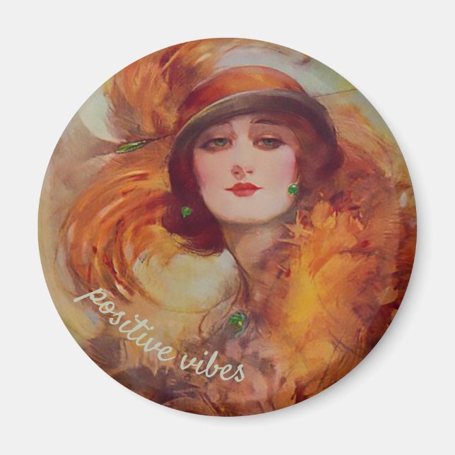 Imã Vibes Positivas (Frente)