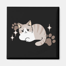 Imã Vibes relaxadas e preguiçosas para Design de gatin